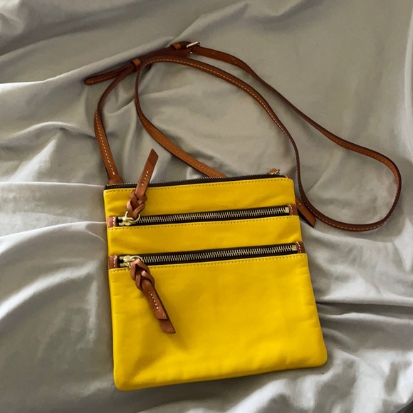 Dooney & Bourke Handbags - Dooney and Bourke Yellow Crossbody